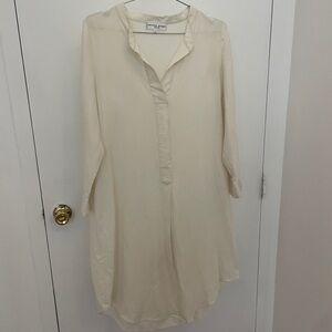 Apiece Apart White Shirtdress